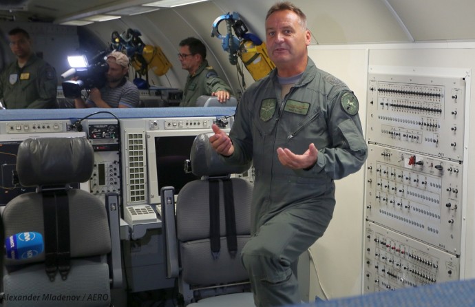 НАТО-вският E-3A AWACS достигна София