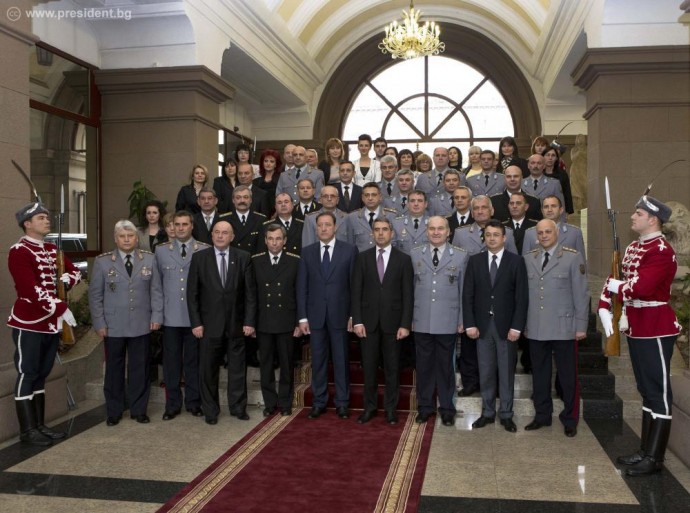 Президентът Плевнелиев удостои офицери от Българската армия с висши офицерски звания