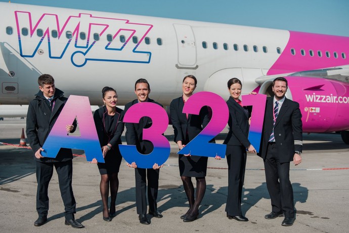 Wizz Air базира A321 в София