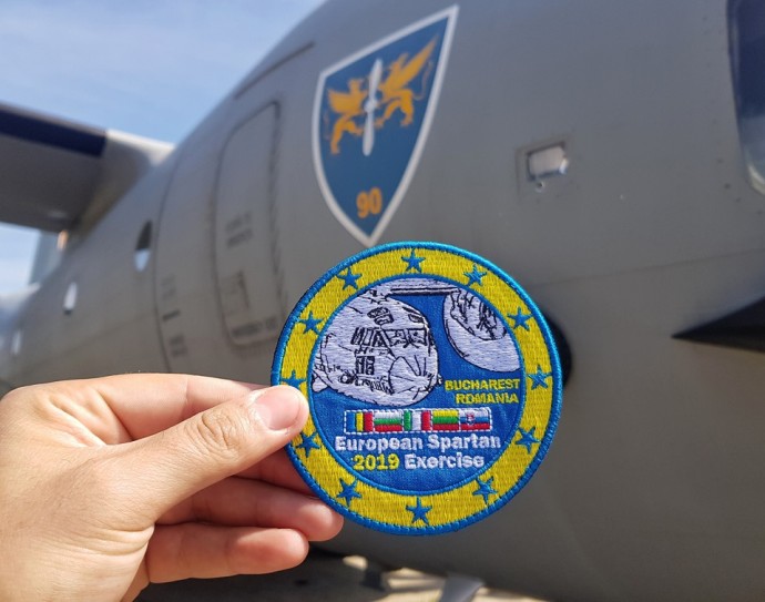 Български C-27J участва на тренировка в Румъния