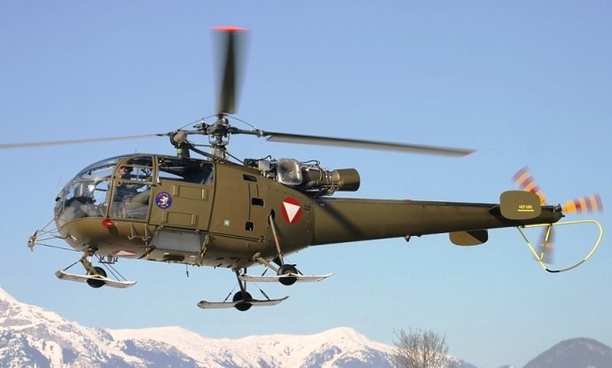 Австрия ще подмени флота си от вертолети Alouette III