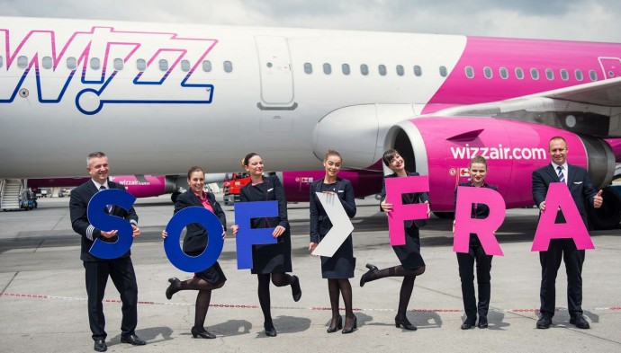 Wizz Air стартира полети София - Франкфурт